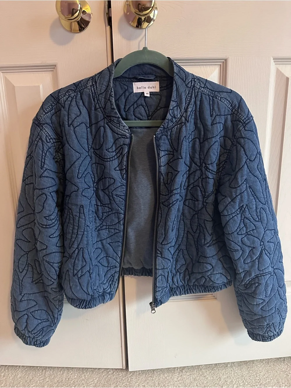 Bella Dahl Quilted Flora Bomber Jacket - Picture 3 of 8